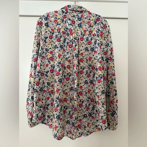 Style & Co Floral Long Sleeve Button Down Shirt Size XL - Picture 2 of 10